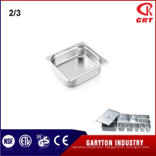 Stainless Steel Gn Pans (2/3) Gn Container Chafing Dish Pans